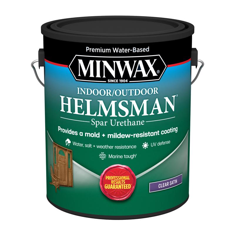 Minwax Helmsman Warm Satin Clear Water-Based Spar Urethane 1 gal 640520000, Pack of 2