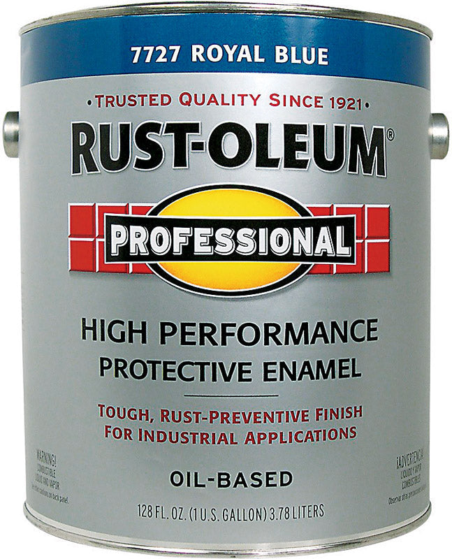 Rust-Oleum Professional Indoor and Outdoor Gloss Royal Blue Protective Paint 1 gal 215964, Pack of 2