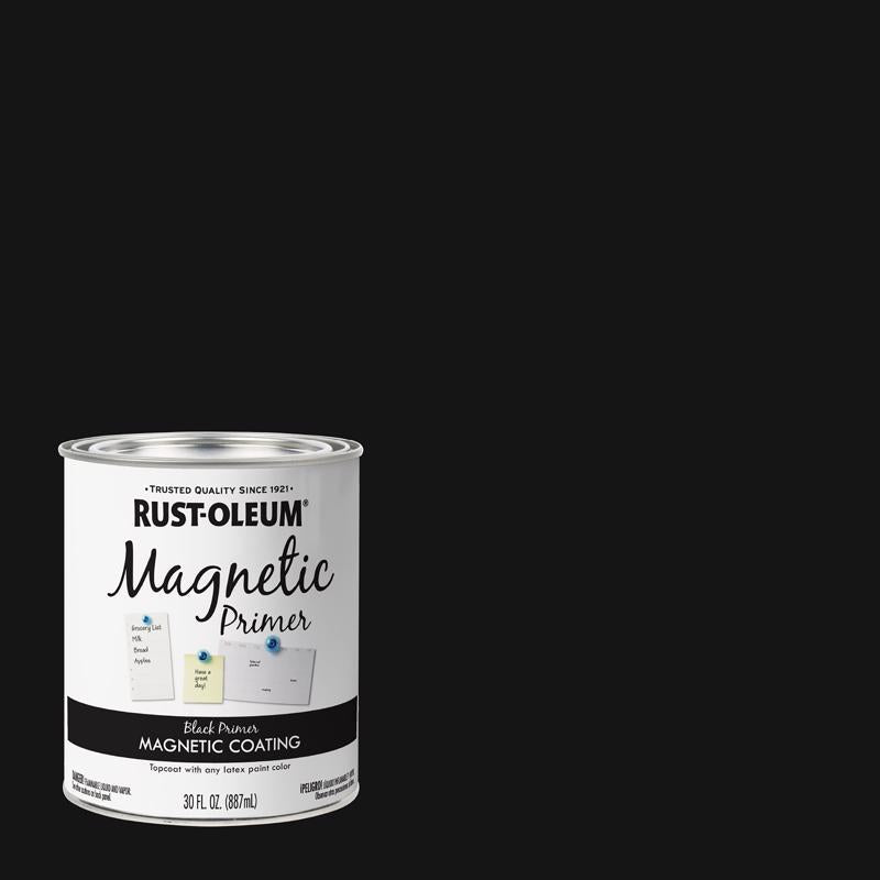 Rust-Oleum Specialty Black Magnetic Oil-Based Alkyd Primer 30 oz 247596, Pack of 2