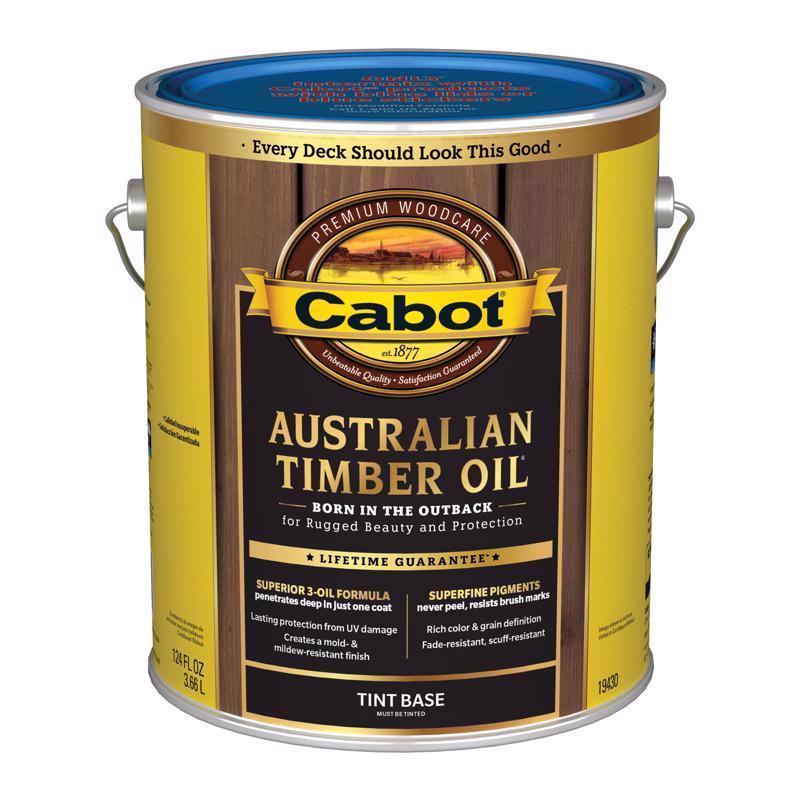 Cabot Australian Timber Oil Low VOC Transparent Tintable Base Oil-Based Alkyd Australian Timber Oil 140.0019430.007, Pack of 4