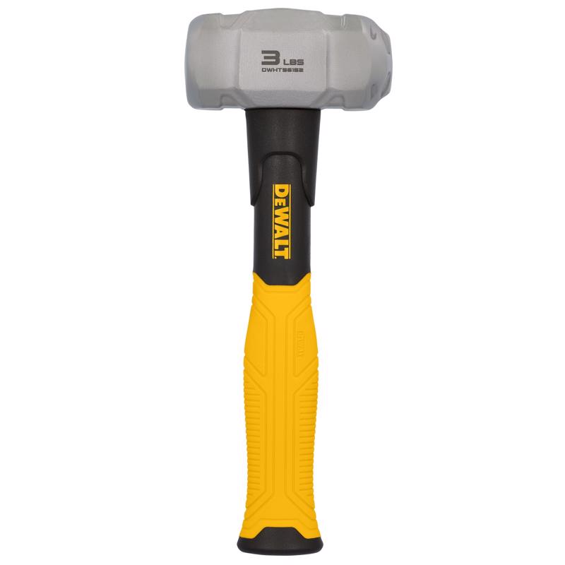 DeWalt 3 lb Steel Drilling Hammer 8-3/4 in. Fiberglass Handle DWHT56152