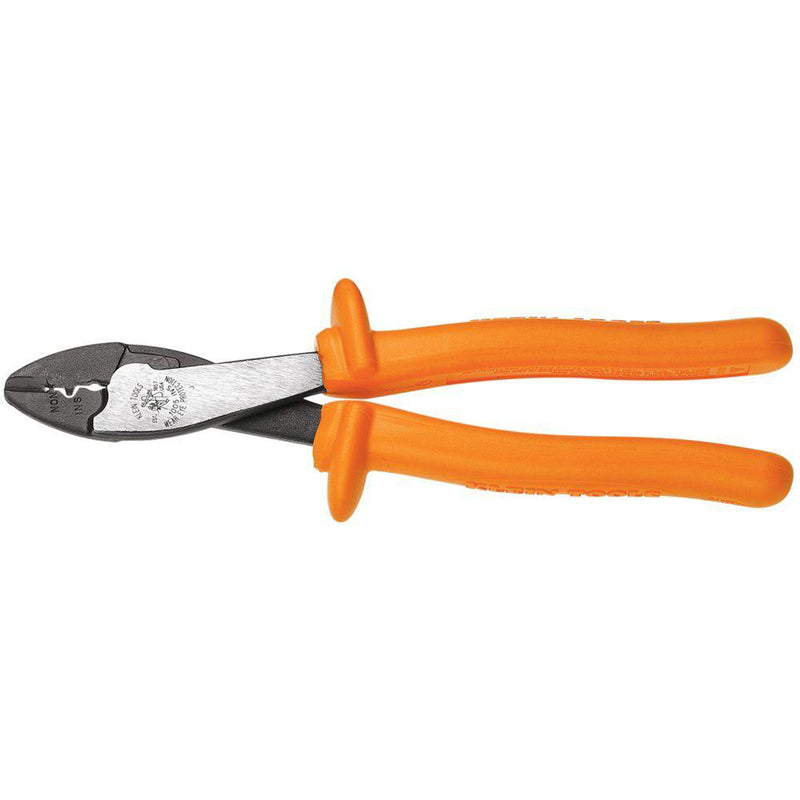 Klein Tools 10-22 AWG 9-3/4 in. L Insulated Crimping/Cutting Tool 1005INS