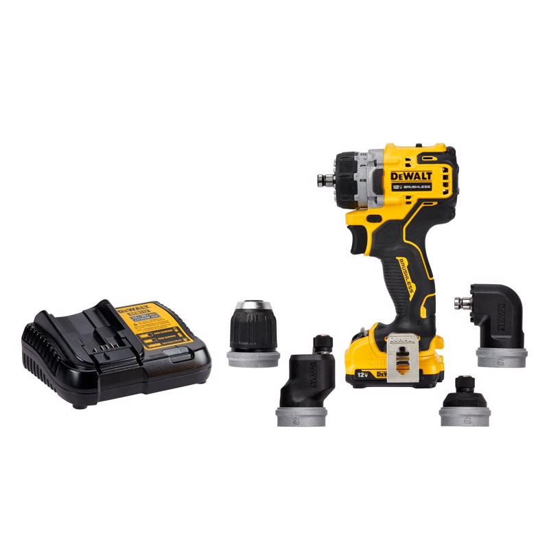 DeWalt 12V MAX XTREME 3/8 in. Brushless Cordless 5-In-1 Drill Kit (Battery & Charger) DCD703F1
