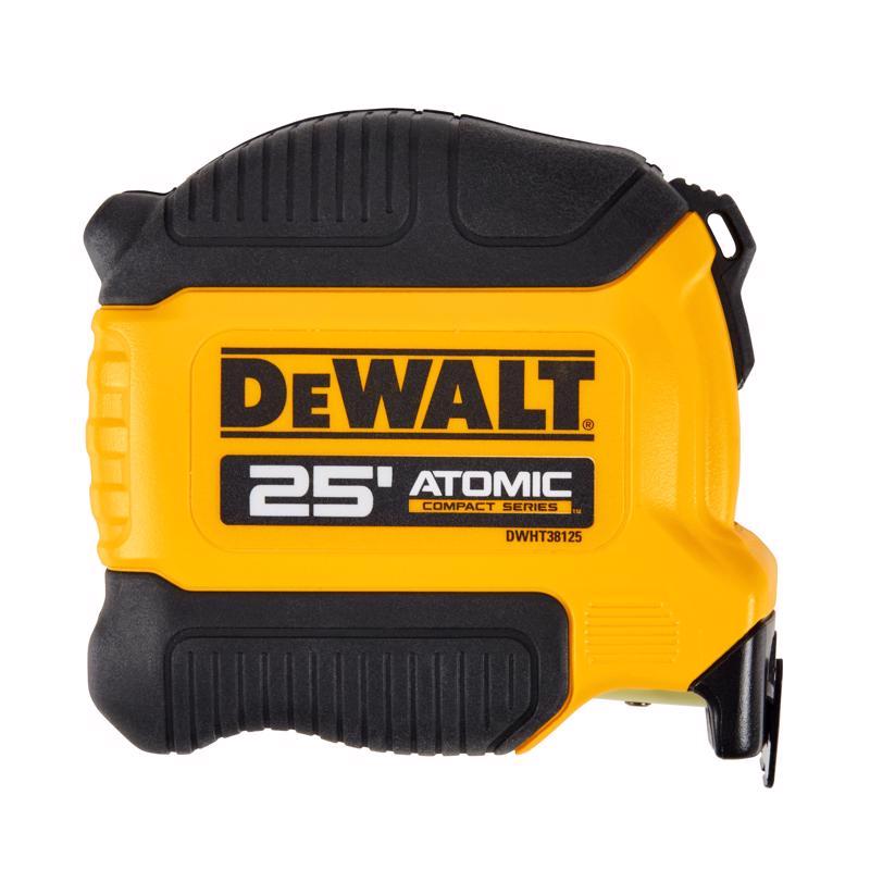 DeWalt ATOMIC 25 ft. L X 1.125 in. W Compact Tape Measure DWHT38125S 1 pk
