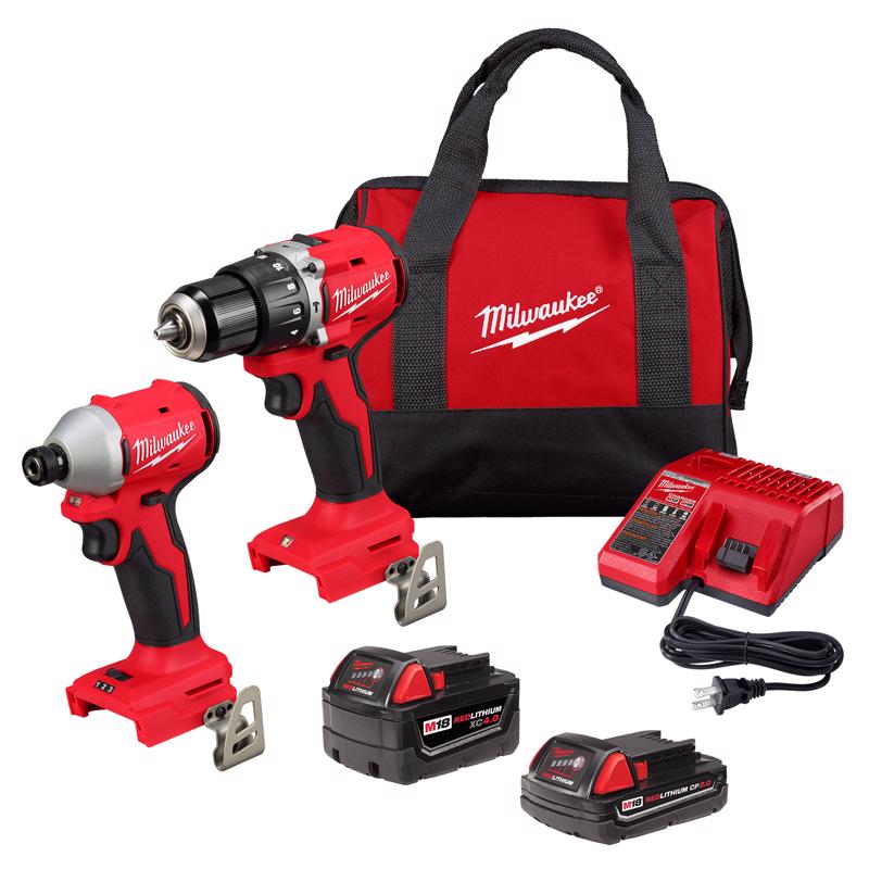 Milwaukee M18 Cordless Brushless 2 Tool Combo Kit 3693-22CX