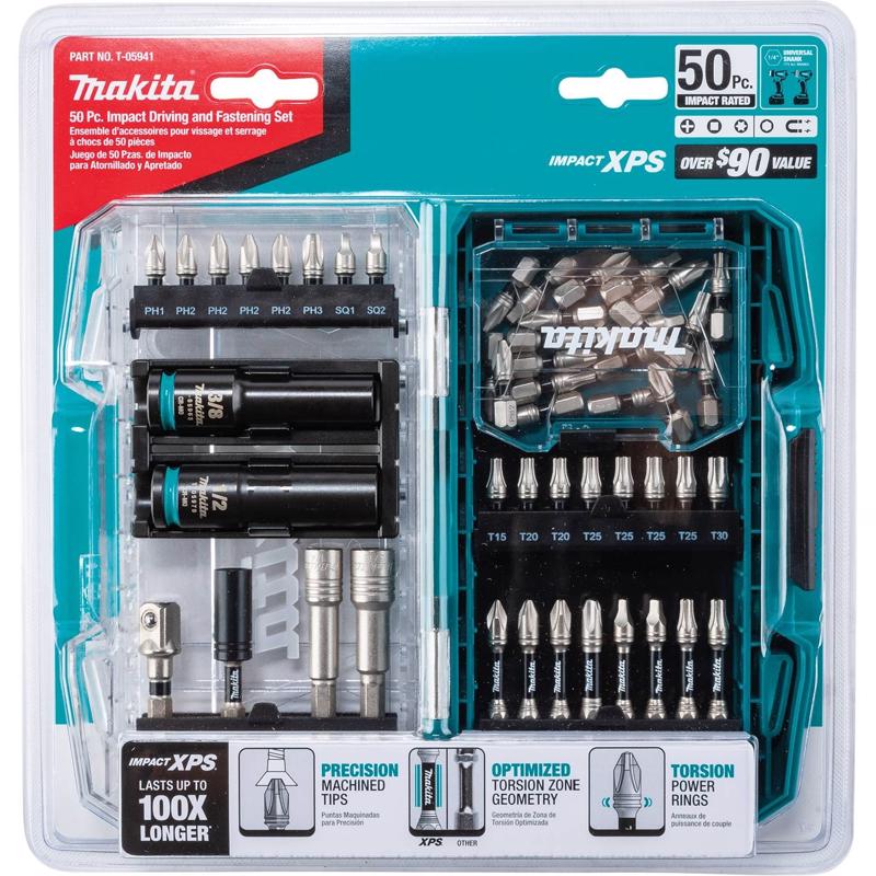 Makita Impact XPS Hex Combo Bit Set T-05941 1 pk