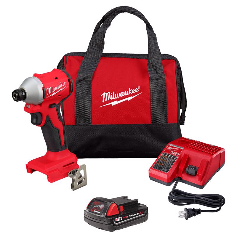 Milwaukee Cordless Brushless 1 Tool Impact Driver Kit 3650-21CT