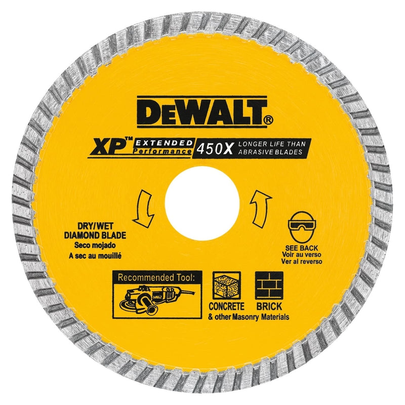 DEWALT 7 in. D X 5/8 in. XP Extended Performance Diamond Masonry Blade DW4702 1 pk