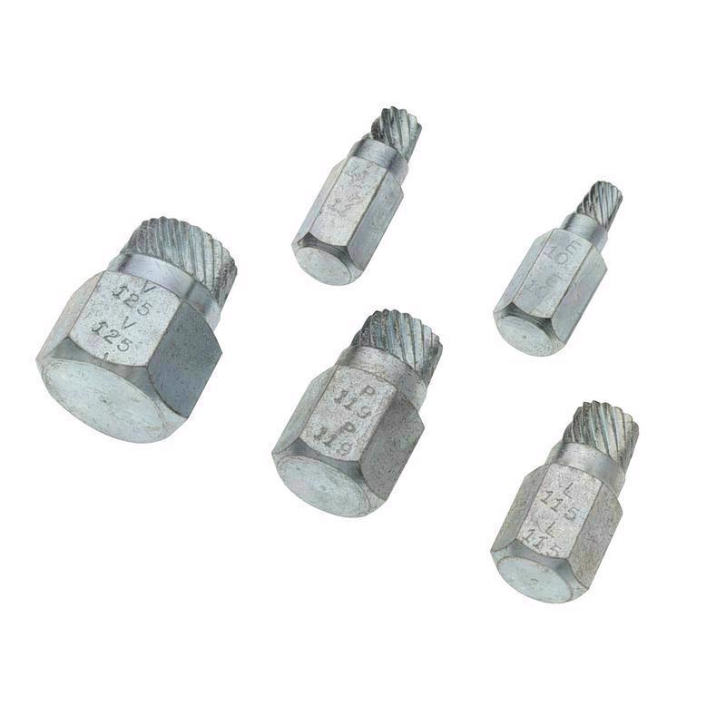 Superior Tool Steel Bolt Extractor Set 5250 5 pc