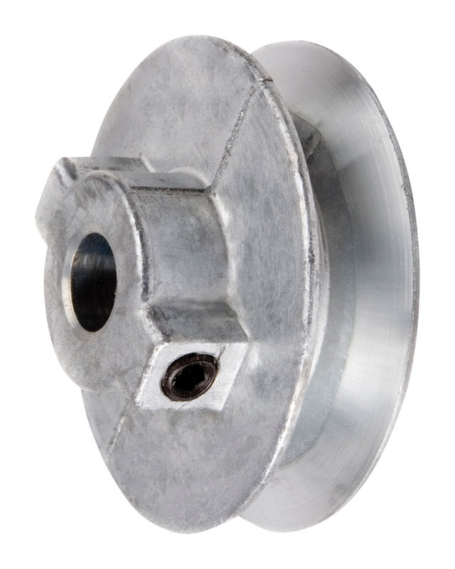 Chicago Die Cast 2-1/2 in. D X 1/2 in. D Zinc Single V-Grooved Pulley 250A5