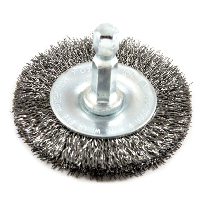 Forney 2-1/2 in. Crimped Wire Wheel Brush Metal 6000 rpm 72734 1 pc