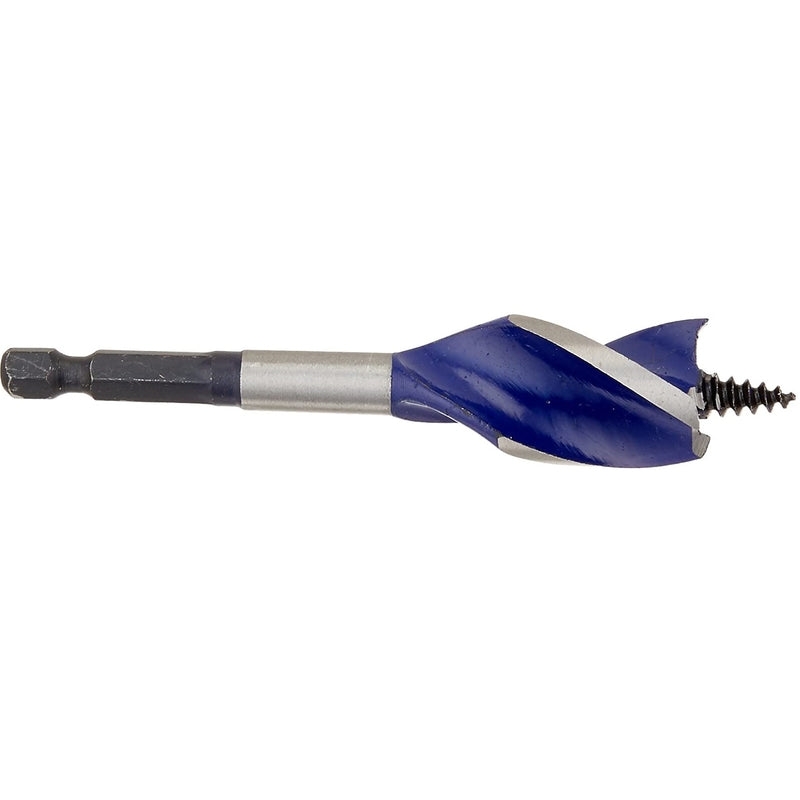 IRWIN Speedbor 3/4 in. X 4 in. L Carbon Steel Wood Boring Bit Quick-Change Hex Shank 1 pc — Model 1866035