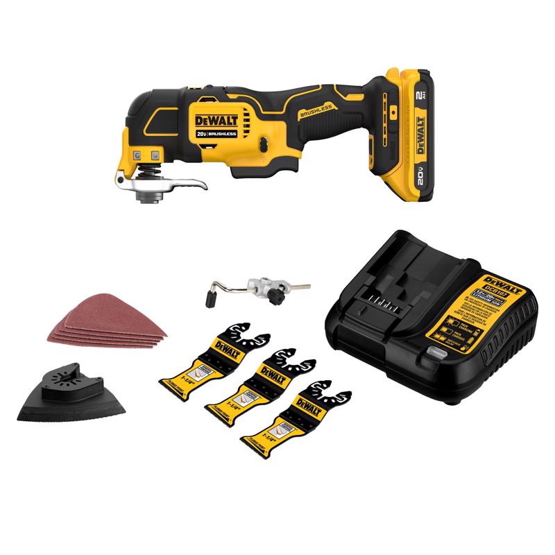 DEWALT 20V MAX XR 2 amps Cordless Oscillating Multi-Tool Kit (Battery & Charger) DCS356D1