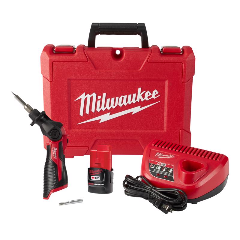 Milwaukee M12 Cordless Adjustable Soldering Iron Kit 16 W 2488-21 1 pk