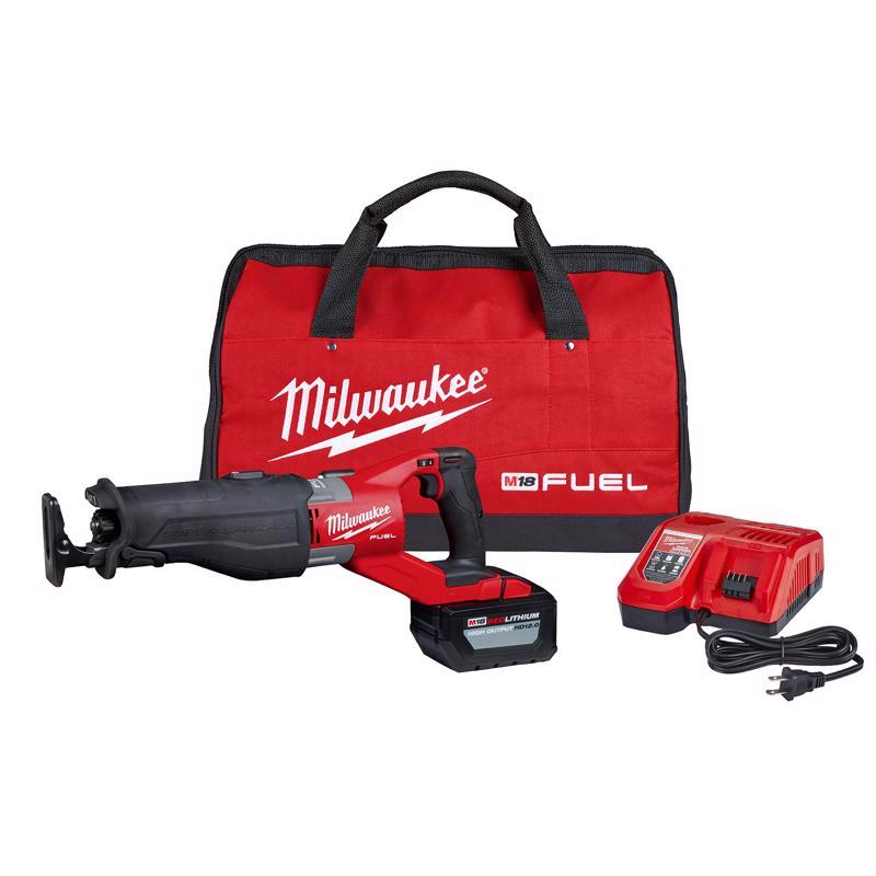 Milwaukee M18 FUEL SUPER SAWZALL Cordless Brushless Reciprocating Saw Kit (Battery & Charger) 2722-21HD
