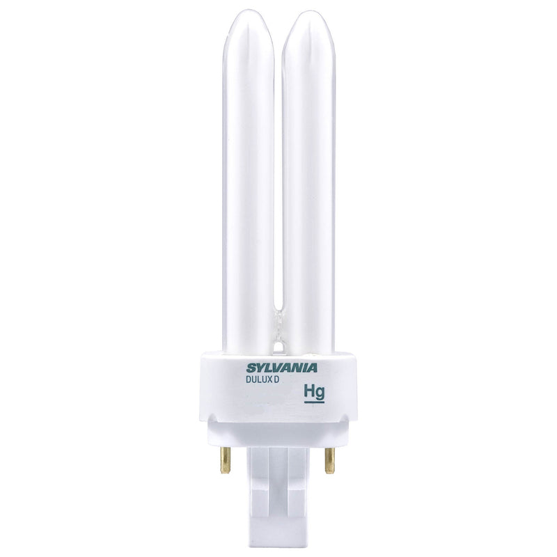 Sylvania Dulux 18 W Tubular 1.38 in. D X 1.38 in. L CFL Bulb White Tubular 4100 K 21111 1 pk