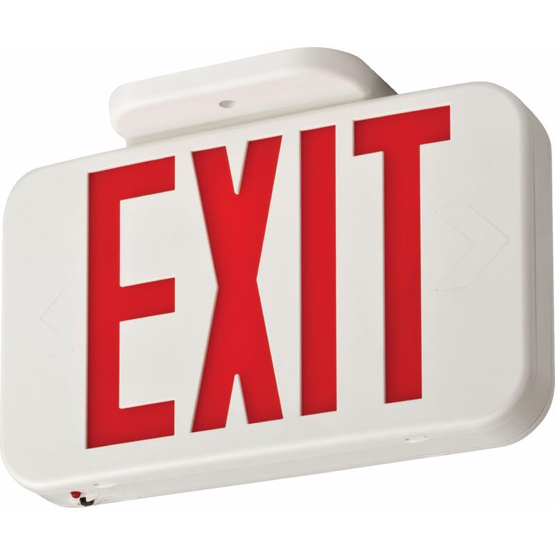 Lithonia Lighting Contractor Select Switch Hardwired LED White Exit Sign 269XX0