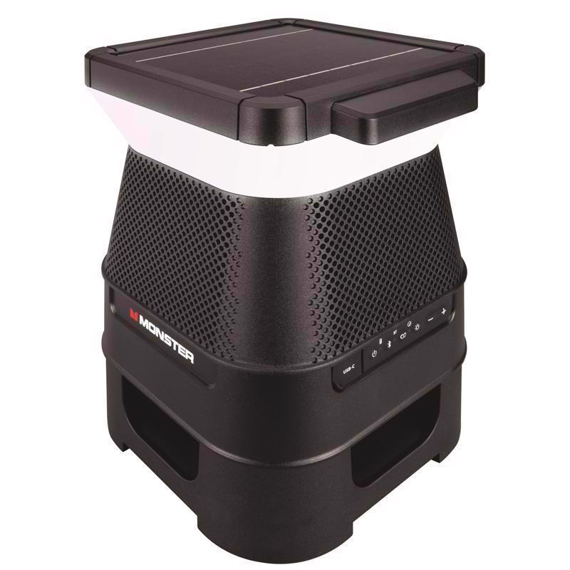 Monster Wireless Bluetooth Portable Speaker MNSOLX-BLK 1 pk