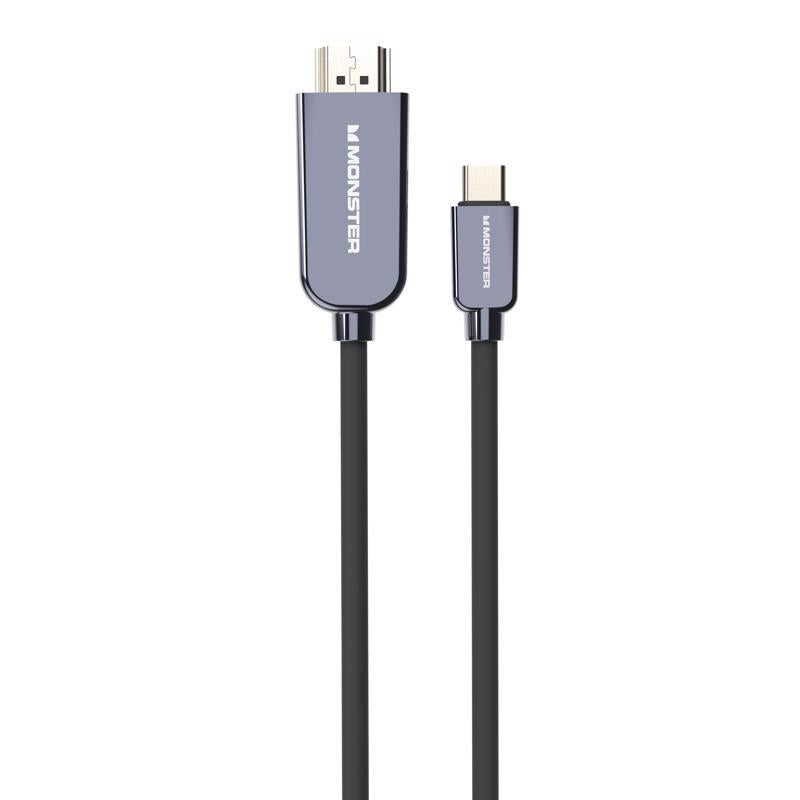 Monster Just Hook It Up USB Type C Plug to HDMI Adapter JHIU0156 1 pk