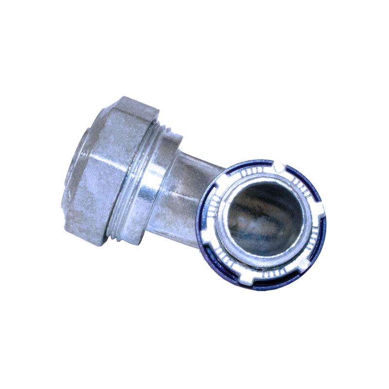 Sigma Engineered Solutions ProConnex 1/2 in. D Die-Cast Zinc 90 Degree Connector For Liquid Tight 1 49470