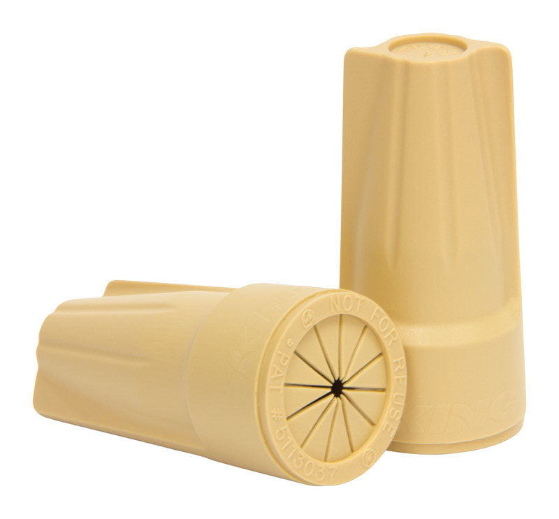 King Innovation DryConn Copper Wire Underground Wire Connector Tan 20111 15 pk