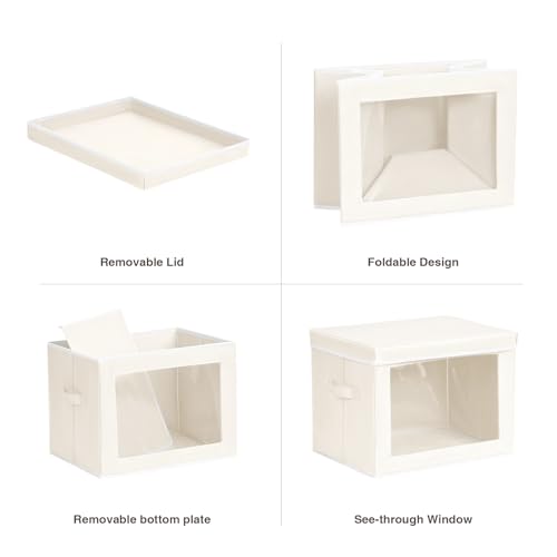 Storage Bins with Lids (5 Count)