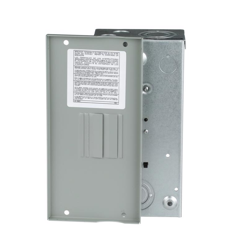 Eaton Cutler-Hammer 70 amps 120/240 V 2 space 4 circuits Surface Mount Main Lug Load Center — Width 4-1/2 BR24L70SP