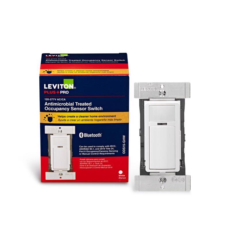 Leviton Decora 10 amps Motion Sensor Switch White ODS15-GHW 1 pk