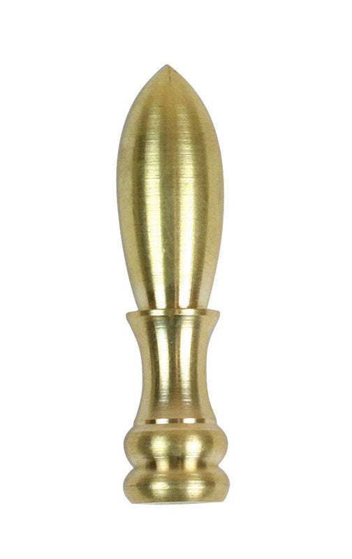 Jandorf Finial, 2 in., Brass 60106