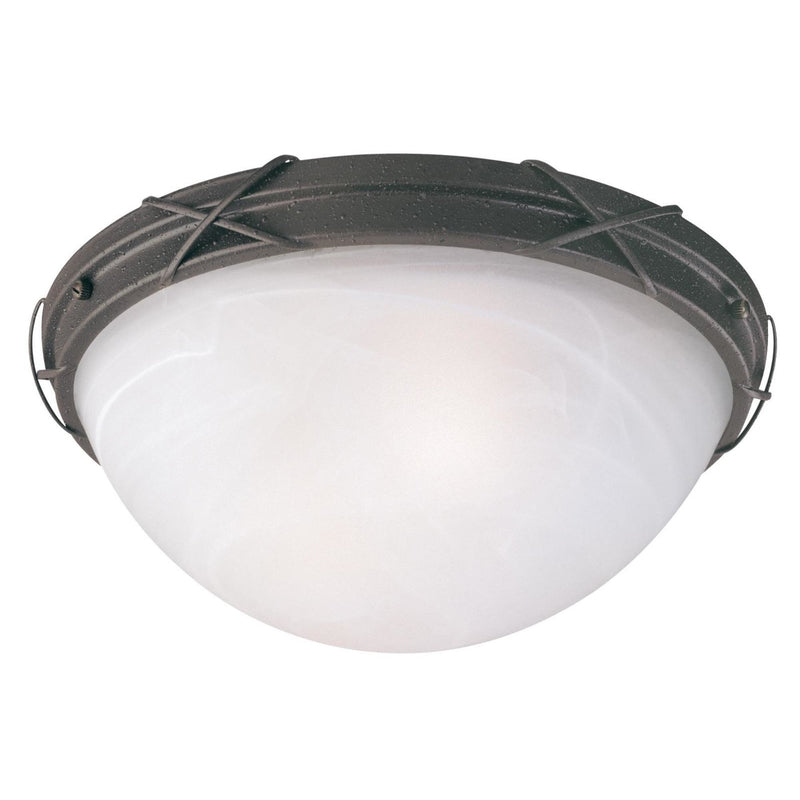Westinghouse Claremont Switch Incandescent Rustic White Outdoor Light Fixture Hardwired 6940700