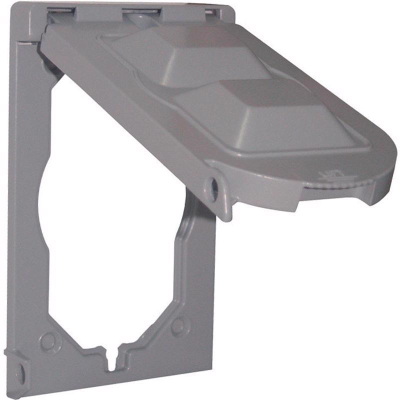 Sigma Engineered Solutions Rectangle Die-Cast Metal 1 gang 4.76 in. H X 3.01 in. W Multi-Use Cover 14146