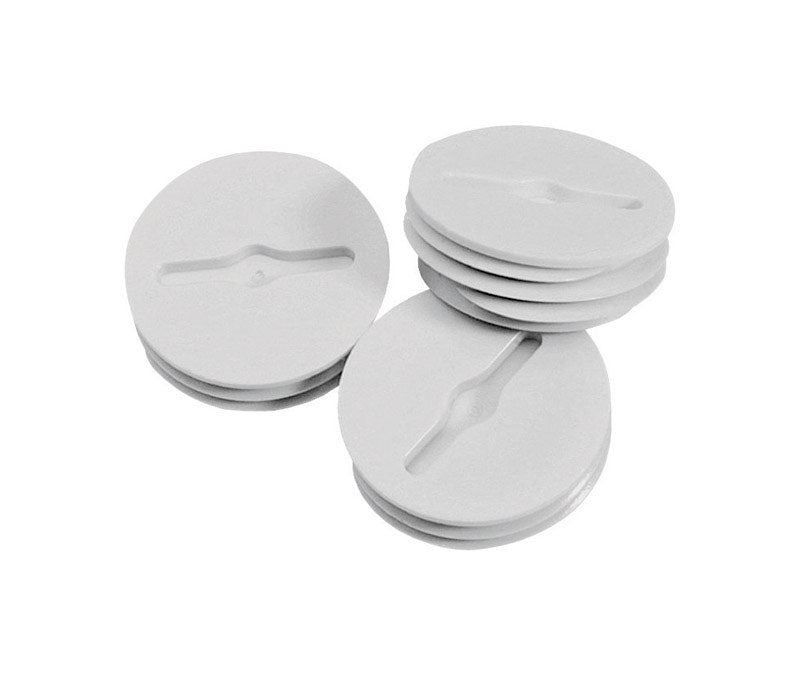 Sigma Engineered Solutions Round Plastic 0.75 in. H X 1/2 in. W Closure Plug 14005WH