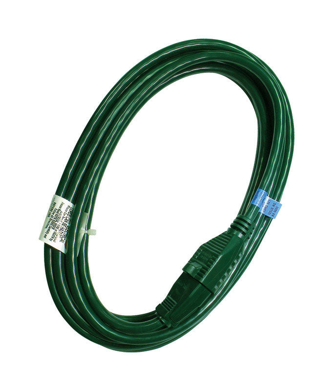 Projex Indoor or Outdoor 15 ft. L Green Extension Cord 16/3 SJTW OU-SJT163-10GRP