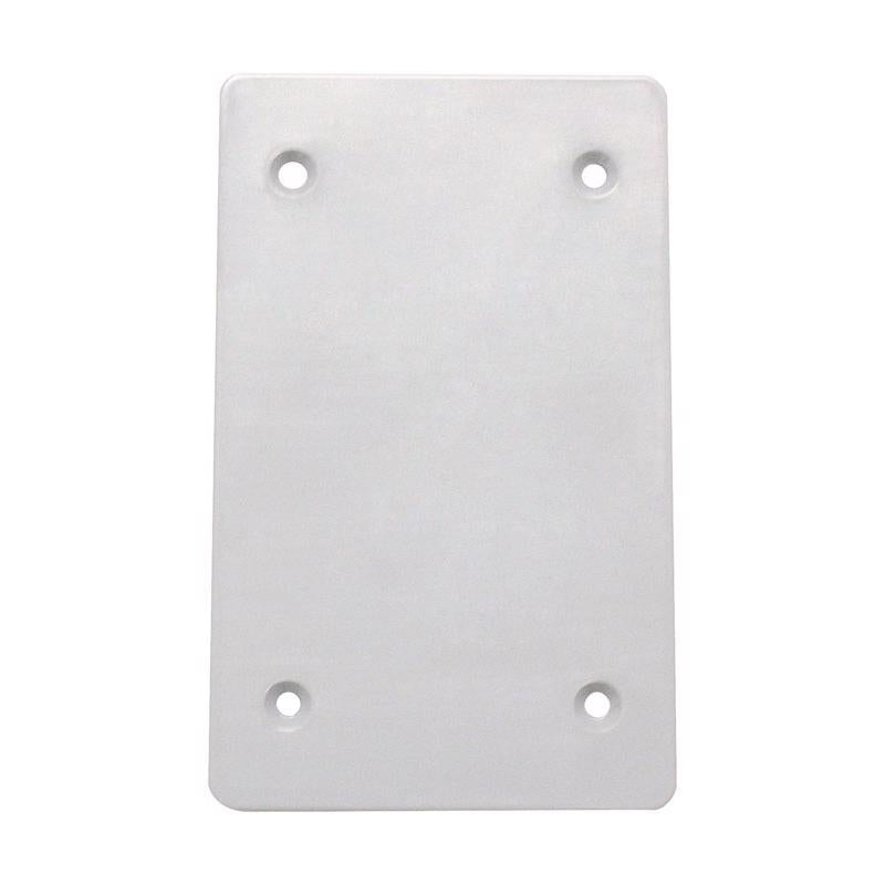 Sigma Engineered Solutions Rectangle Plastic 1 gang 4.63 in. H X 2.87 in. W Flat Box Cover 14150WH