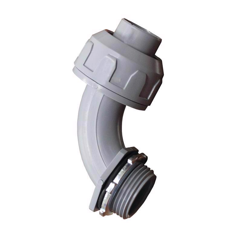 Sigma Engineered Solutions ProConnex 1 in. Plastic 90 Degree Connector For Liquid Tight 02-55492 1 pk
