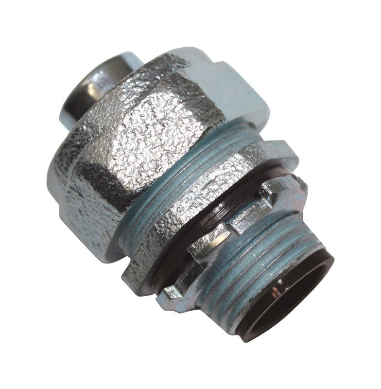 Sigma Engineered Solutions ProConnex 1 in. Zinc-Plated Iron Straight Connector For Liquid Tight 1 45762