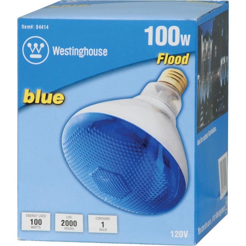 Westinghouse 100 W Reflector Incandescent Bulb E26 (Medium) Blue 0441448 1 pk