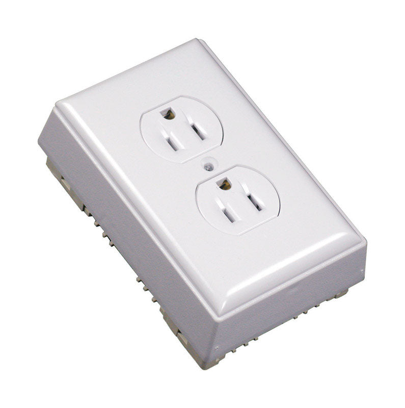 Legrand Rectangle PVC 1 gang Box Extension White NMW2-D, Pack of 5