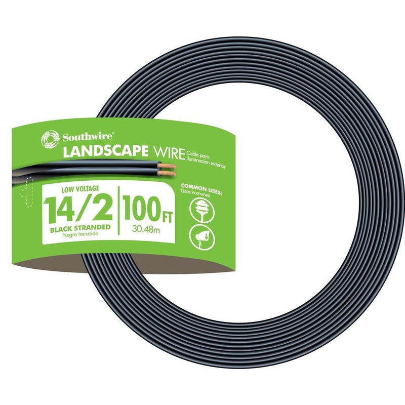 Southwire 100 ft. 14/2 Stranded Landscape Low Voltage Cable 55213243