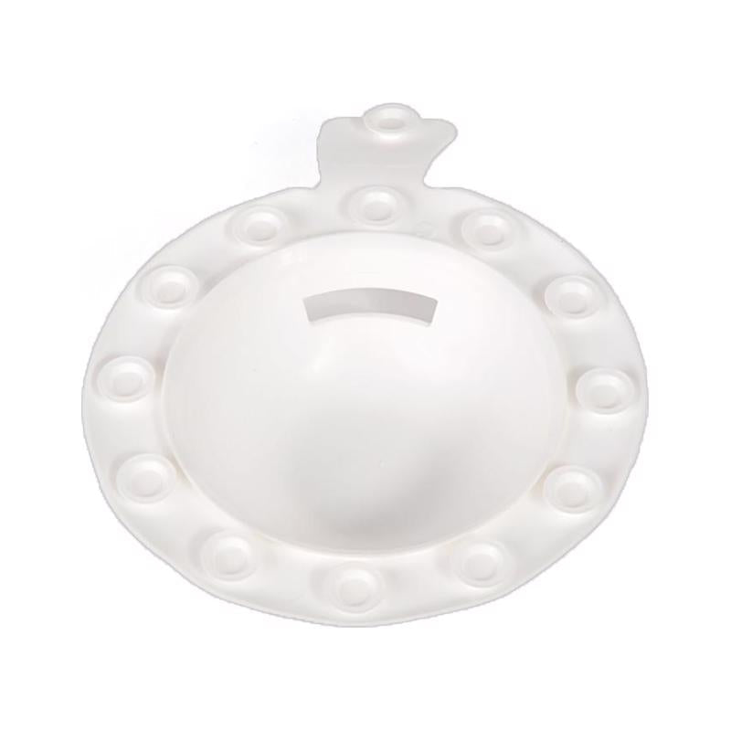 TubShroom BathShroom Matte Plastic Overflow Drain Cover BTHSH620