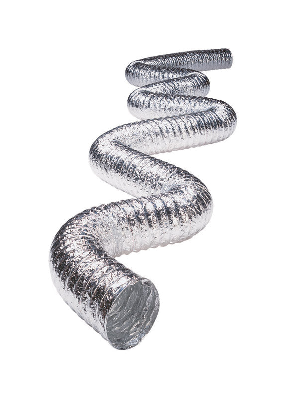 Deflect-O 240 in. L X 6 in. D Silver/White Aluminum Vent Hose TF620