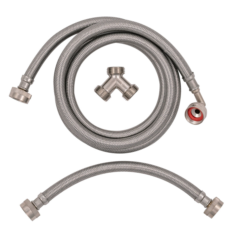 Eastman 3/4 in. FHT X 3/4 in. FHT 6 ft. Stainless Steel Installation Kit 41025