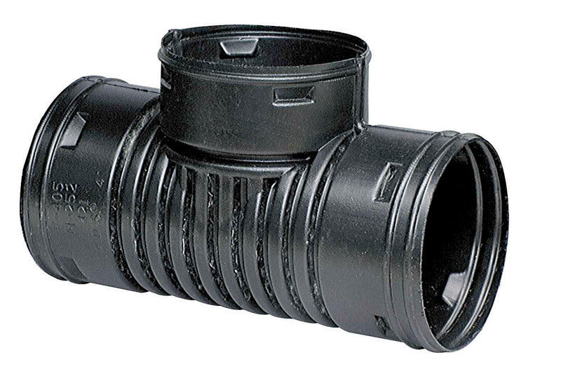 Advanced Drainage Systems 6 in. Snap X 6 in. D Snap Polyethylene 12 in. Tee 0626AA 1 pk