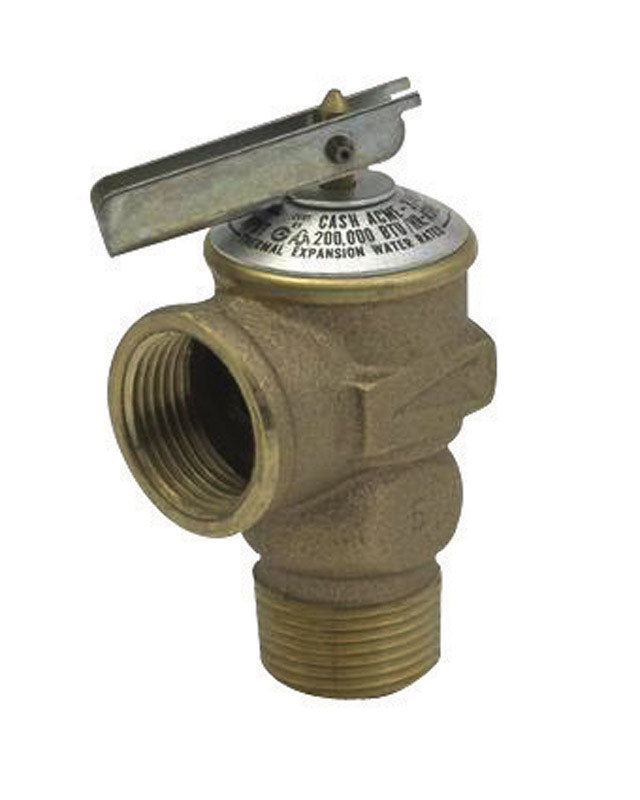 Cash Acme 1/2 in. Stainless Steel Pressure Relief Valve 16127-0125