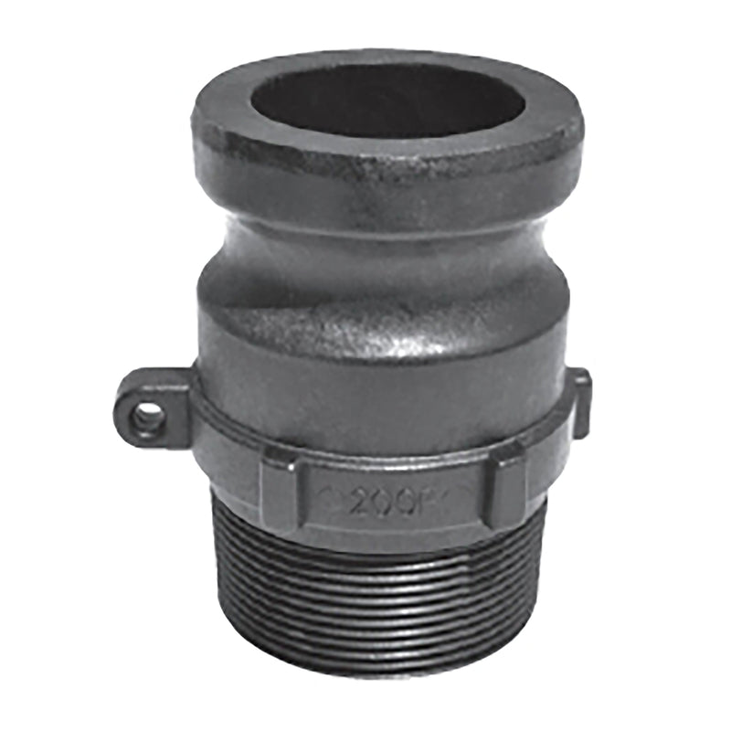 Green Leaf Camlock 2 in. Male X 2 in. MNPT Polypropylene Coupler 200F 1 pk