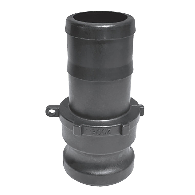 Green Leaf Camlock 2 in. Male X 2 in. Barb Polypropylene Coupler 200E 1 pk