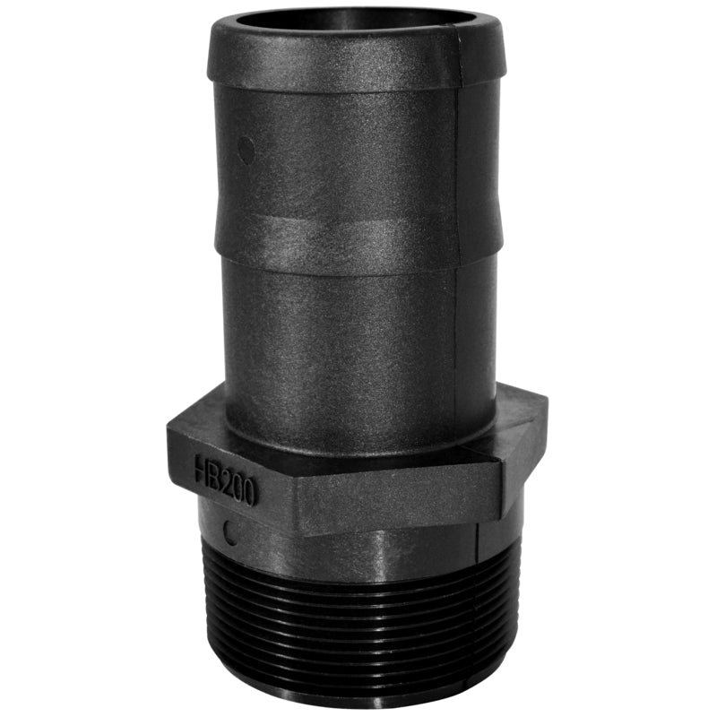 Green Leaf Schedule 80 2 in. MPT X 2 in. Barb Poly Adapter HB200 1 pk