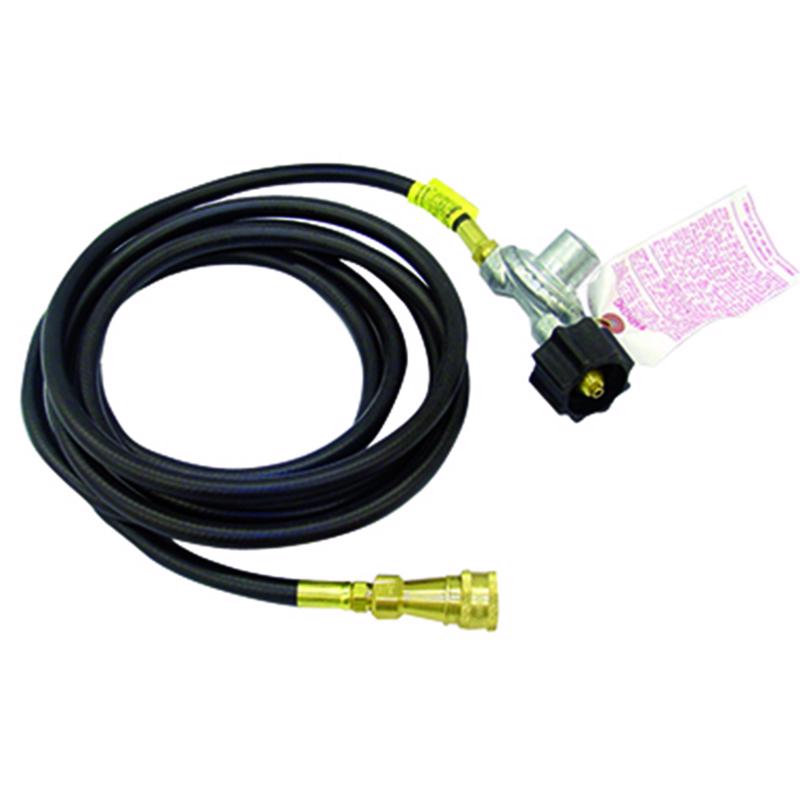 Mr. Heater 12 ft. L Brass/Plastic Quick Connect Hose Assembly and Regulator F271803