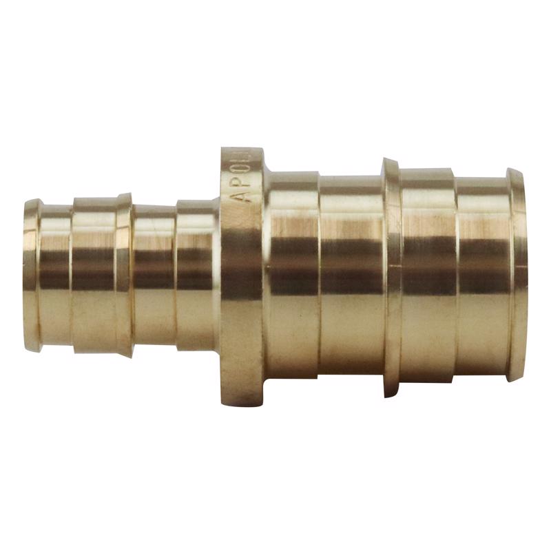 Apollo 1/2 in. Expansion PEX in to X 3/4 in. Barb Brass Straight Coupling EPXC1234