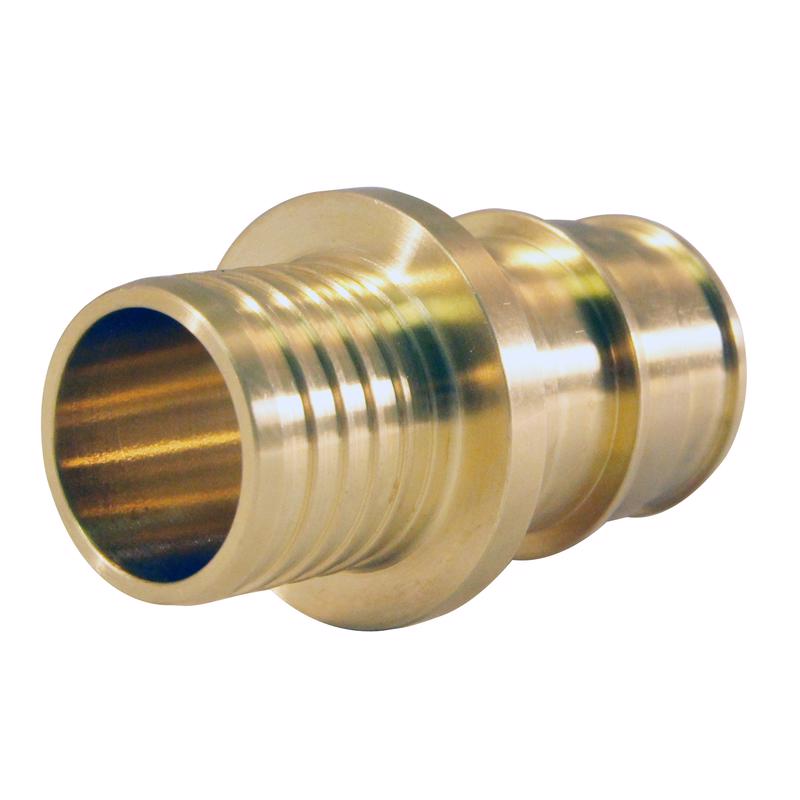 Apollo 1/2 in. Barb in to X 1/2 in. PEX Barb Brass Coupling EPXBC1212